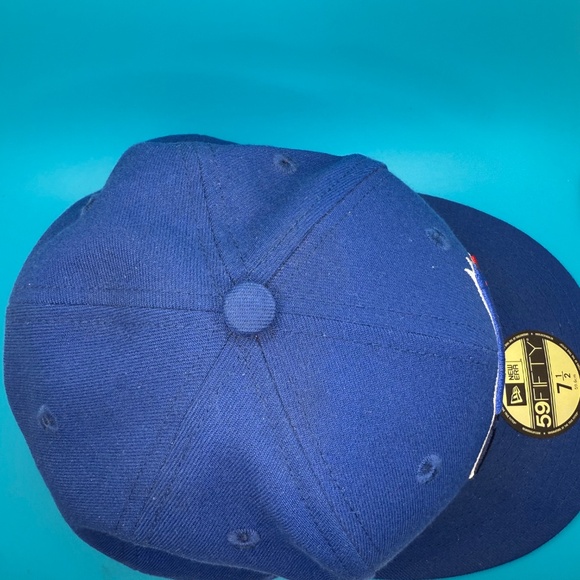 Toronto Blue Jays New Era 59Fifty Official Hat w/Heart Fitted Cap Size 7 1/2 NEW - Picture 5 of 9